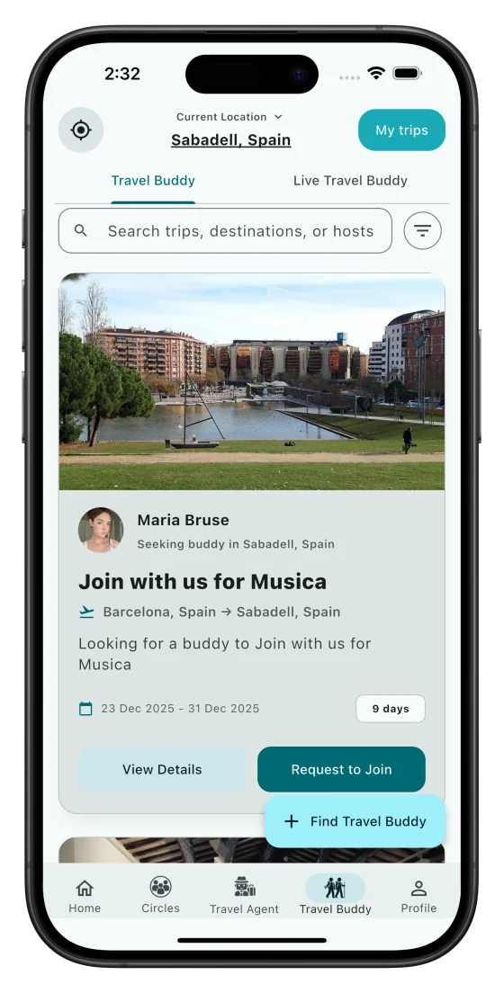 TipsToTrip app screenshot on iPhone 16 Pro Max